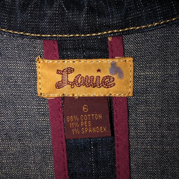 Anthropologie Denim Jacket by Louie great condition size 6 - Picture 3 of 16